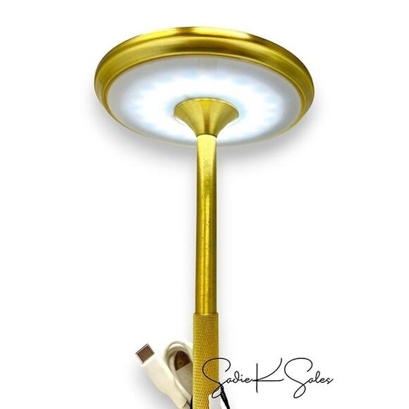 Portable Indoor/Outdoor LED Tabletop Lamp Brass - Hearth & Hand Magnolia Target - Picture 8 of 8